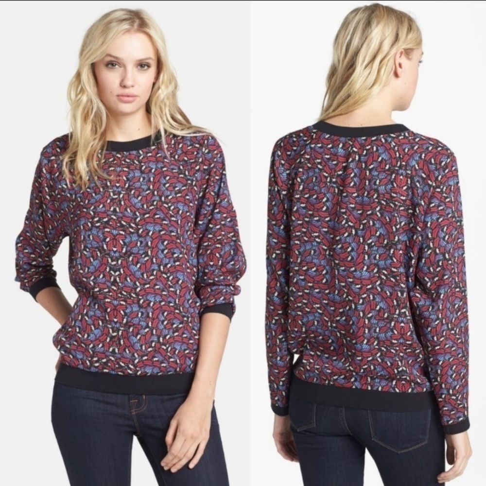 lovers + friends • cruisin butterfly 🦋 print top